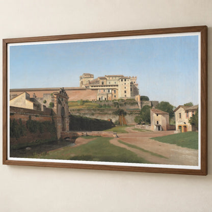Porta Angelica And Part Of The Vatican By C.w. Eckersberg — Neoclassicism neoclassicism print by SaamCrafts