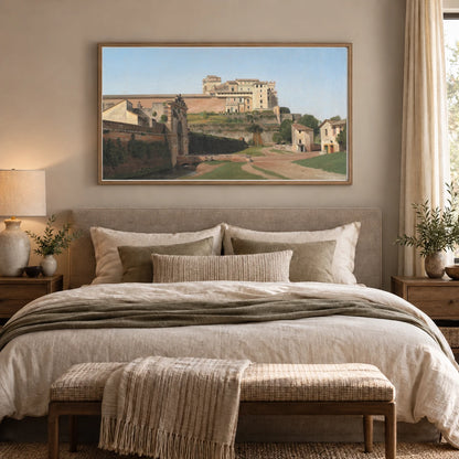 Porta Angelica And Part Of The Vatican By C.w. Eckersberg — Neoclassicism shown in a styled interior