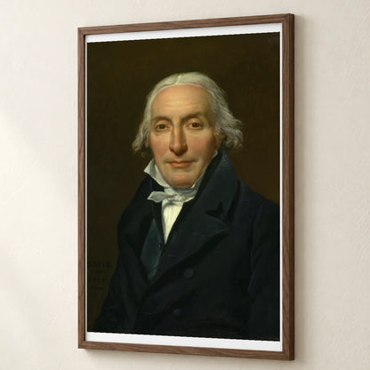 Portrait Of Jean Pierre Delahaye By Jacques Louis David — Neoclassicism neoclassicism print by SaamCrafts