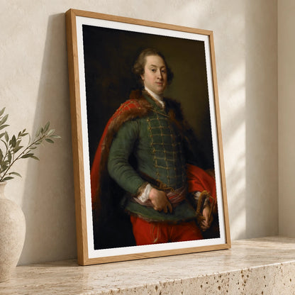 Portrait Of John Woodyeare. — Neoclassicism neoclassicism print by SaamCrafts
