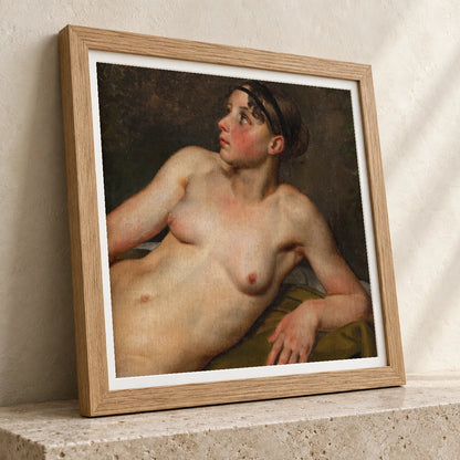 Reclining Female Nude By C.w. Eckersberg — Neoclassicism neoclassicism print by SaamCrafts