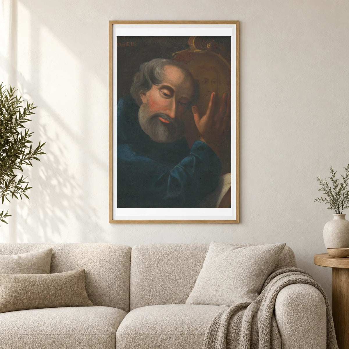 Saint Jude Thaddeus — Neoclassicism shown in a styled interior