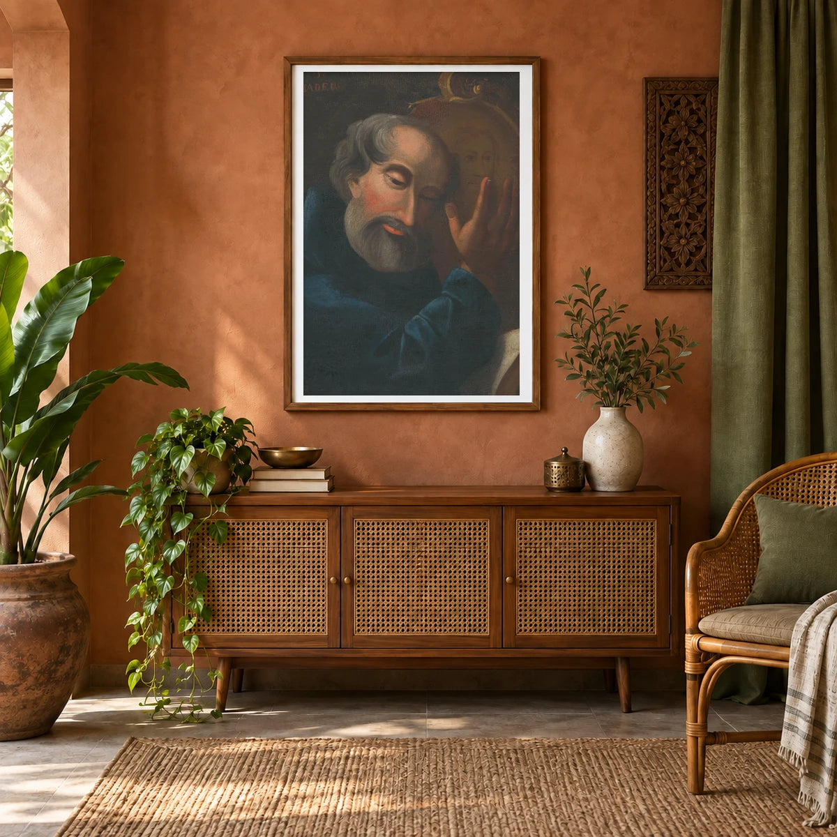 Saint Jude Thaddeus — Neoclassicism shown in a styled interior