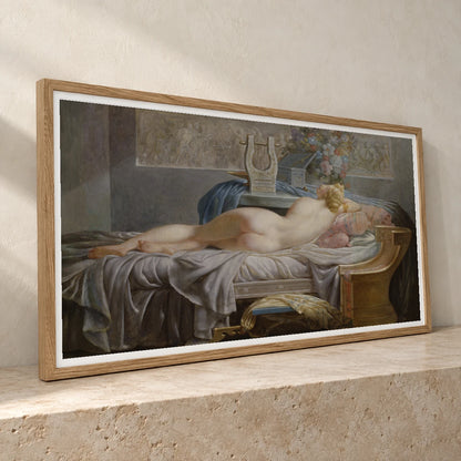 Sappho (1754–1829) Neoclassical By Jean Baptiste Regnault. — Neoclassicism neoclassicism print by SaamCrafts