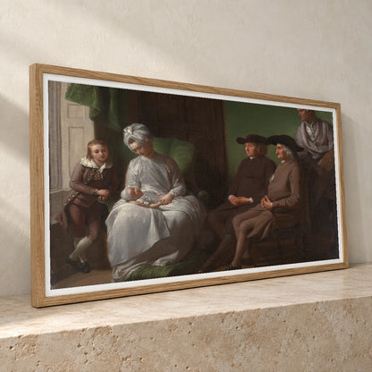The Artist And His Family — Neoclassicism neoclassicism print by SaamCrafts