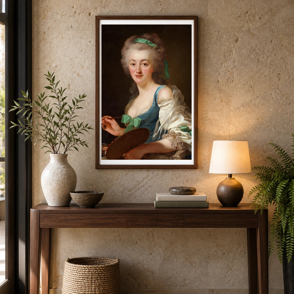 The Artist Anne Vallayer Coster — Neoclassicism shown in a styled interior