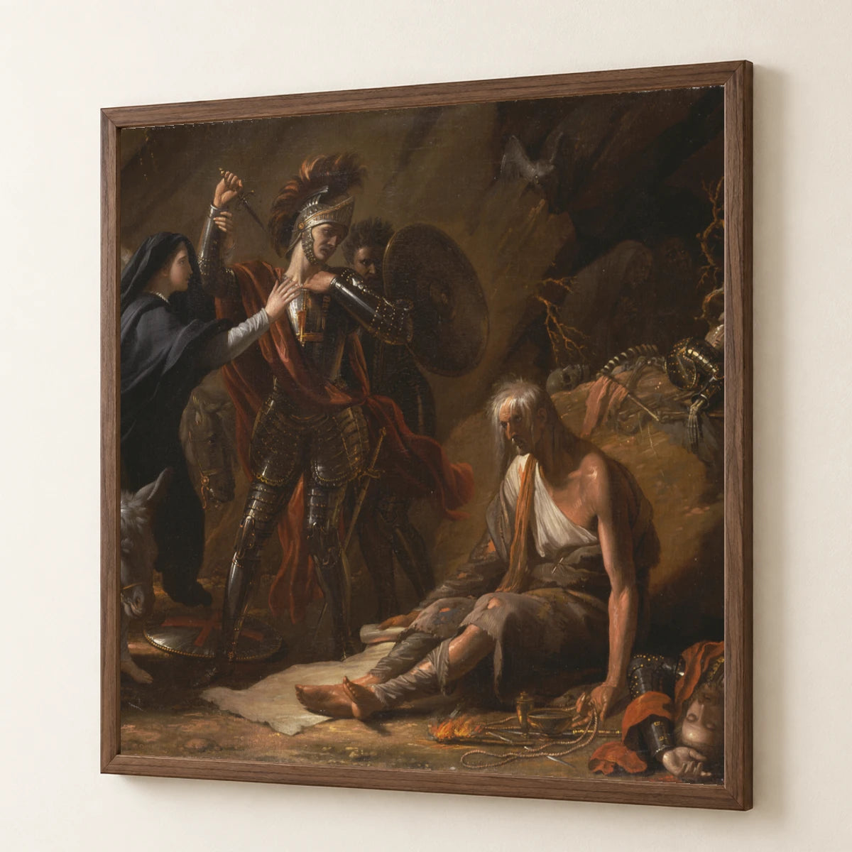 The Cave Of Despair — Neoclassicism neoclassicism print by SaamCrafts