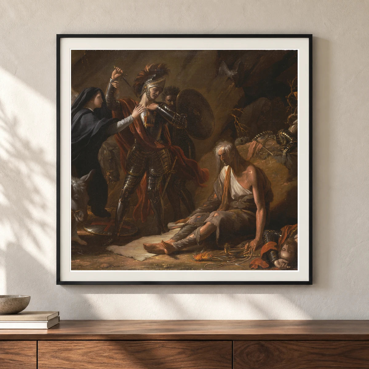 The Cave Of Despair — Neoclassicism shown in a styled interior