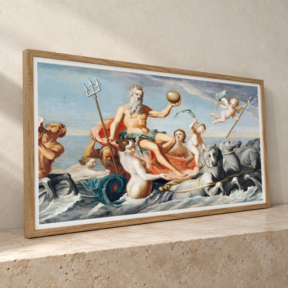 The Return Of Neptune (ca. 1754) By John Singleton Copley — Neoclassicism neoclassicism print by SaamCrafts