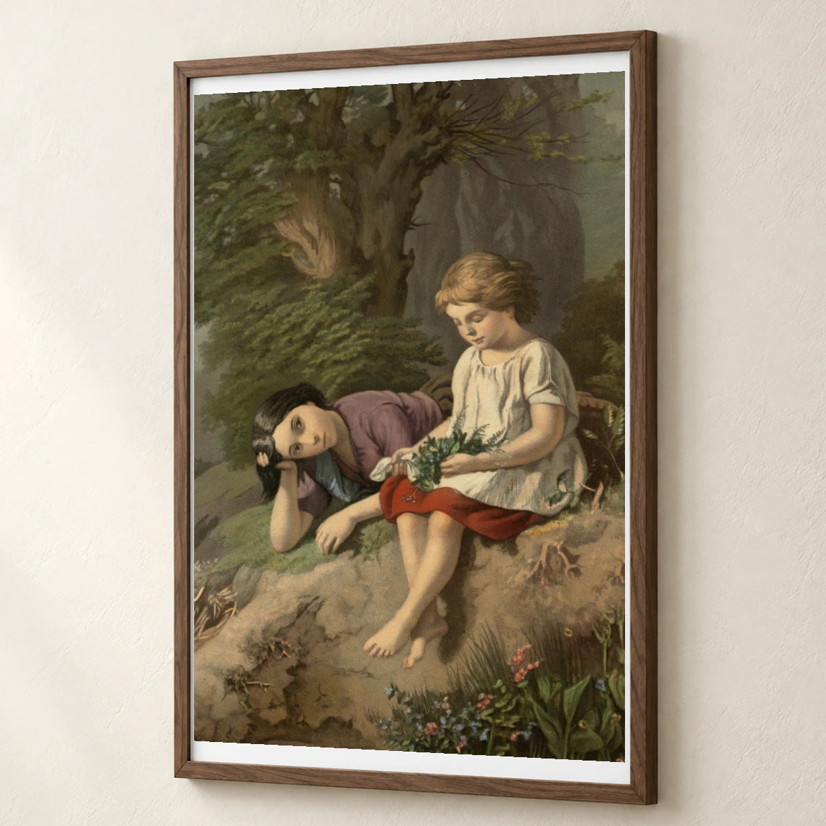 The Sisters — Neoclassicism neoclassicism print by SaamCrafts