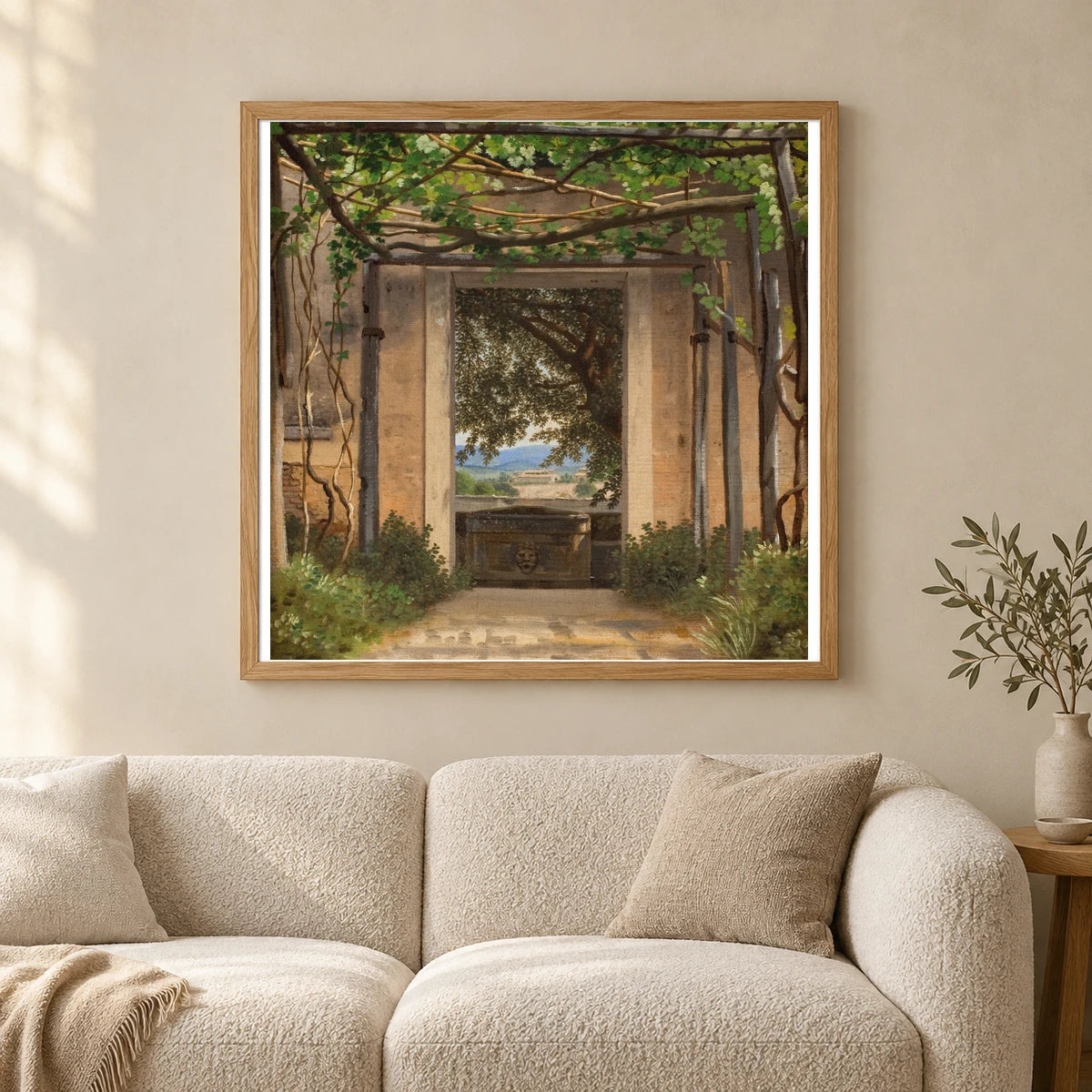 Unknown By C.w. Eckersberg — Neoclassicism shown in a styled interior
