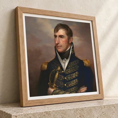 William Henry Harrison By Rembrandt Peale — Neoclassicism neoclassicism print by SaamCrafts