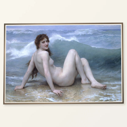 William Adolphe Bouguereau (1825 1905) The Wave — Neoclassicism neoclassicism print by SaamCrafts