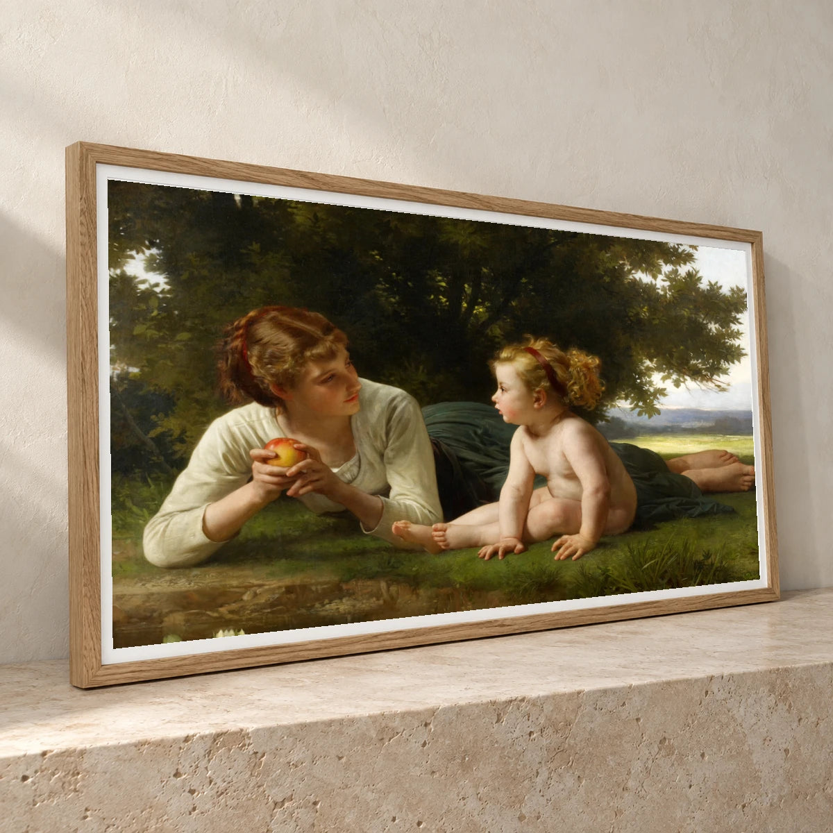 William Adolphe Bouguereau S Temptation — Neoclassicism neoclassicism print by SaamCrafts