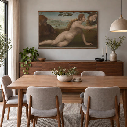 Adam Eve By Giuliano Di Piero Di Simone Bugiardini — Classical Art shown in a styled interior