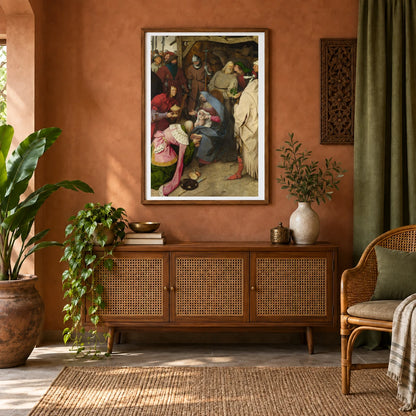Adoration Of The Magi — Classical Art shown in a styled interior