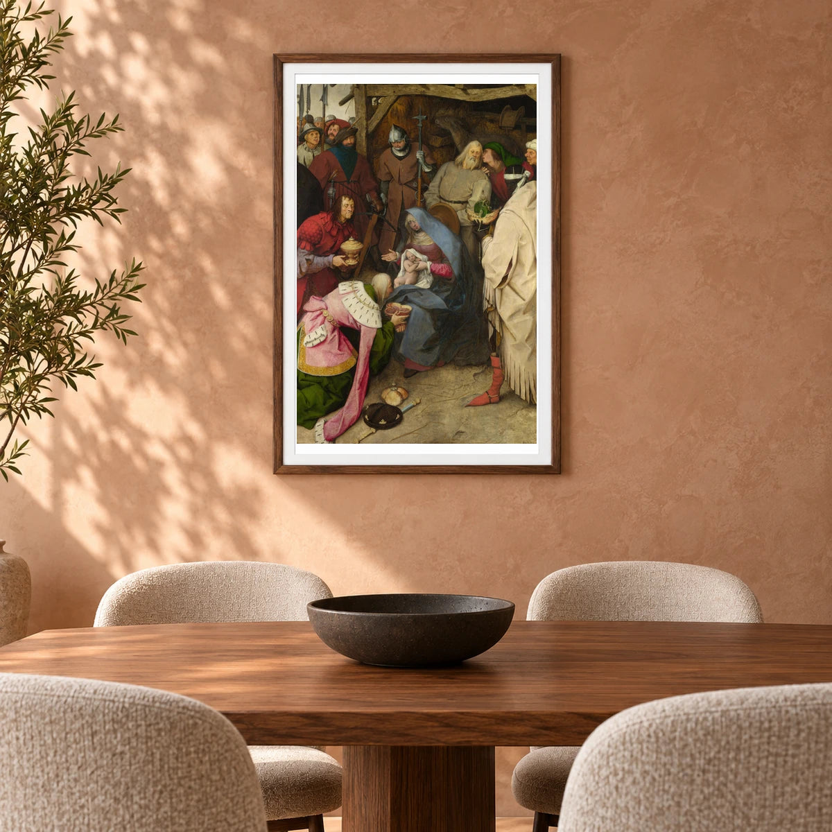 Adoration Of The Magi — Classical Art shown in a styled interior
