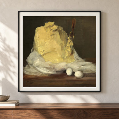 Antoine Vollon Mound Of Butter — Classical Art shown in a styled interior