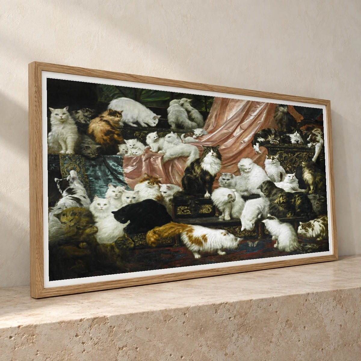 Carl Kahler My Wife S Lovers — Classical Art classical art print by SaamCrafts