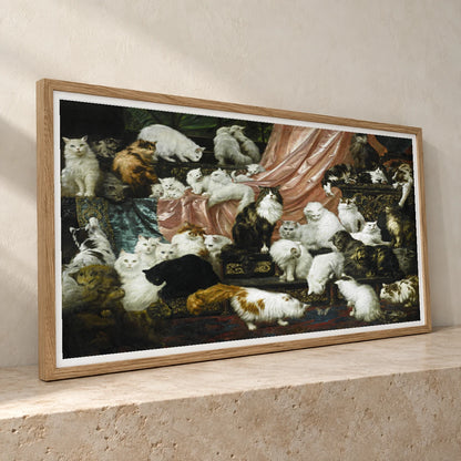 Carl Kahler My Wife S Lovers — Classical Art classical art print by SaamCrafts