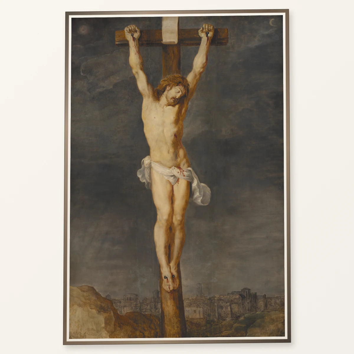 Christ On The Cross — Classical Art classical art print by SaamCrafts