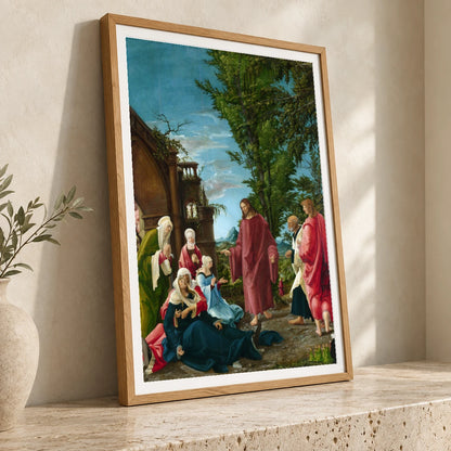 Christ Taking Leave Of His Mother — Classical Art classical art print by SaamCrafts