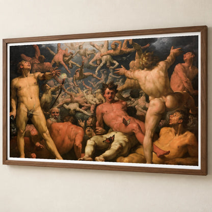 Cornelis Cornelisz. Van Haarlem The Fall Of The Titans — Classical Art classical art print by SaamCrafts