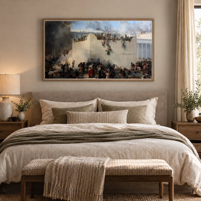 Francesco Hayez (1791–1882) — Classical Art shown in a styled interior