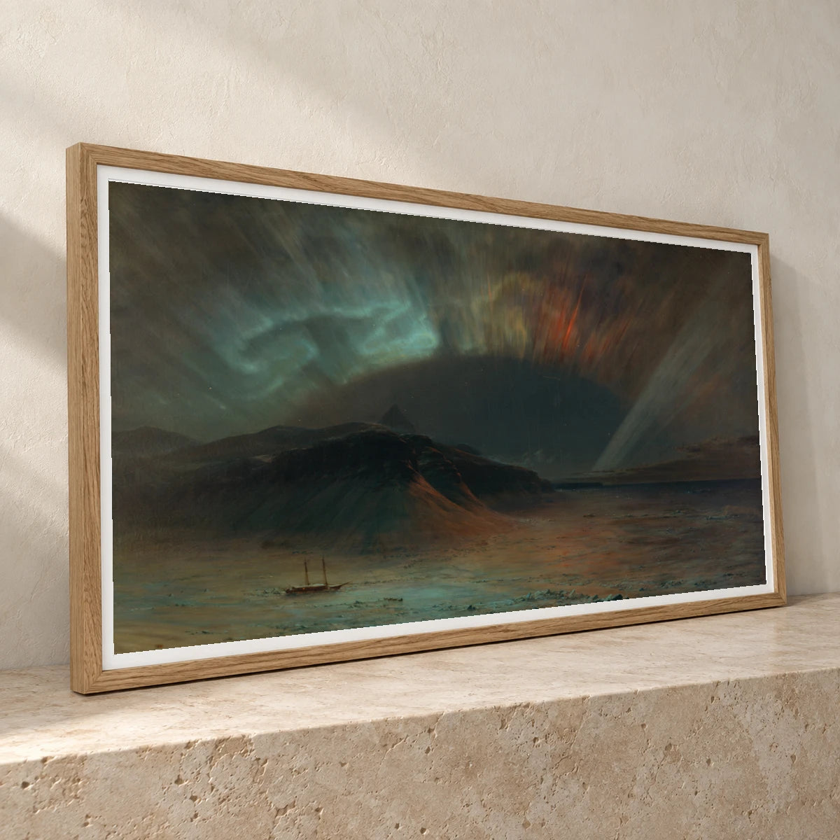 Frederic Edwin Church Aurora Borealis — Classical Art classical art print by SaamCrafts