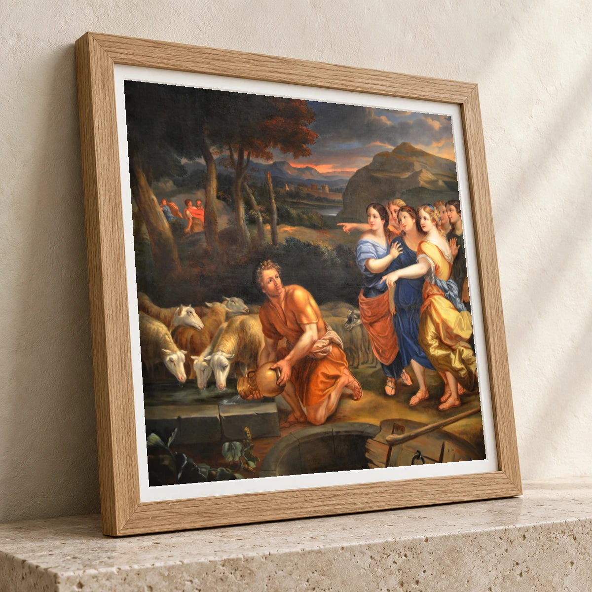 Hamel Fille De Jethro — Classical Art classical art print by SaamCrafts