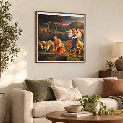 Hamel Fille De Jethro — Classical Art shown in a styled interior