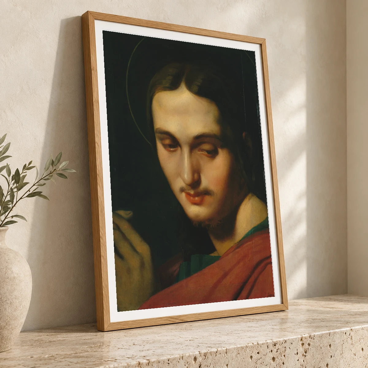 Head Of Saint John The Evangelist By Jean Auguste Dominique Ingres — Classical Art classical art print by SaamCrafts