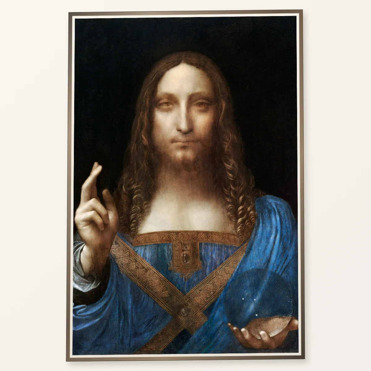 Leonardo Da Vinci S Salvator Mundi — Classical Art classical art print by SaamCrafts