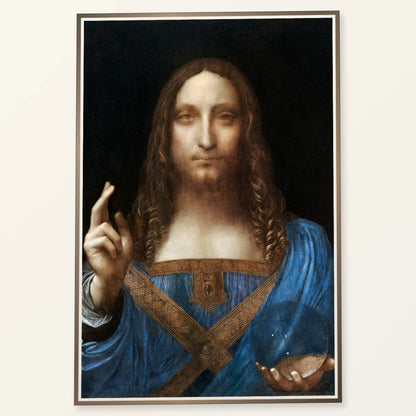 Leonardo Da Vinci S Salvator Mundi — Classical Art classical art print by SaamCrafts