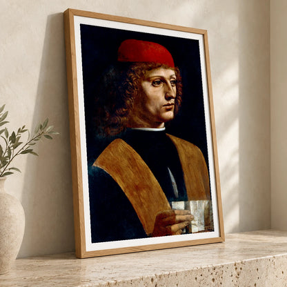 Leonardo Da Vinci S The Portrait Of A Musician — Classical Art classical art print by SaamCrafts