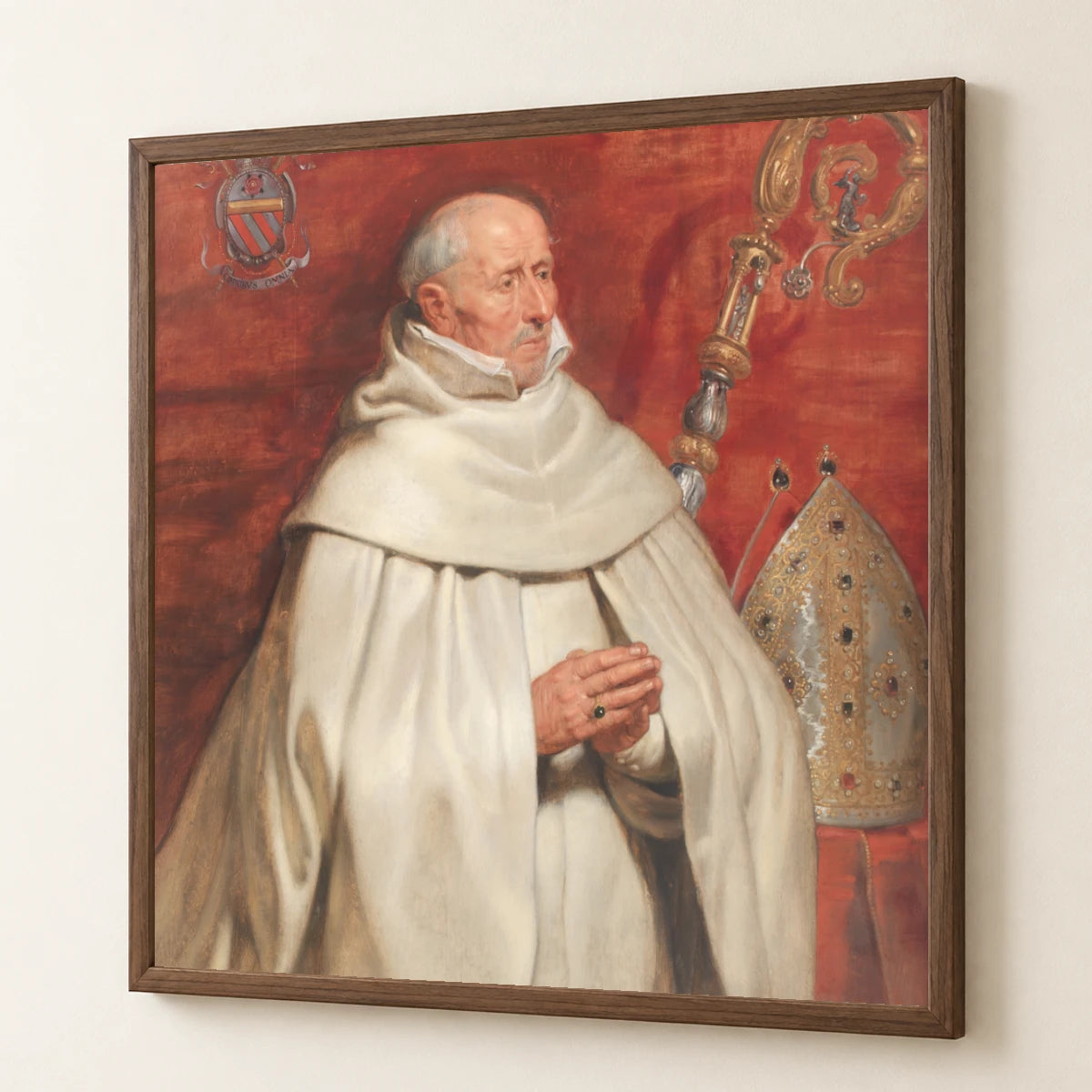 Matthaeus Yrsselius (1541 1629), Abbot Of Sint Michiel S Abbey In Antwerp — Classical Art classical art print by SaamCrafts