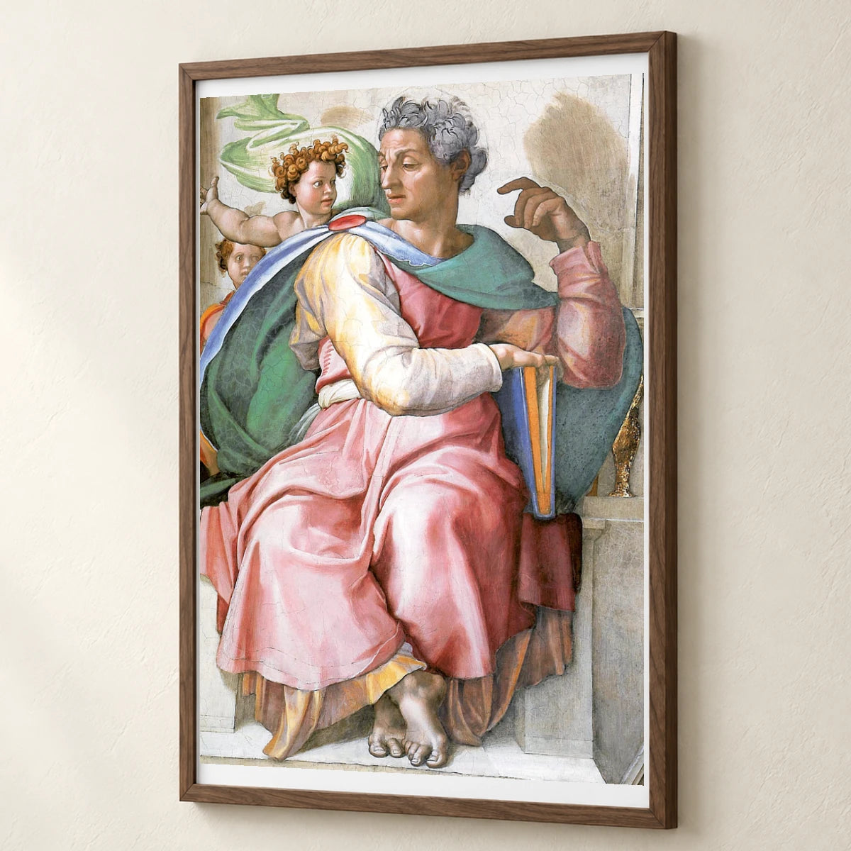 Michelangelo Buonarroti S Isaiah (1508–1512) Famous Painting — Classical Art classical art print by SaamCrafts