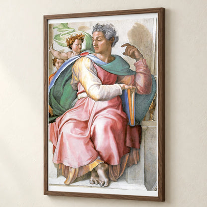 Michelangelo Buonarroti S Isaiah (1508–1512) Famous Painting — Classical Art classical art print by SaamCrafts