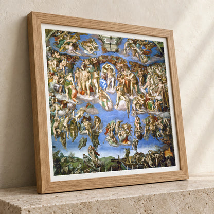 Michelangelo Buonarroti S The Last Judgment — Classical Art classical art print by SaamCrafts