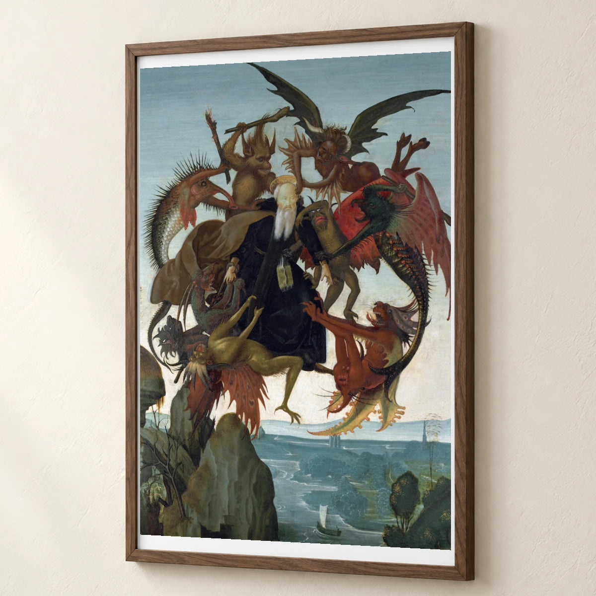 Michelangelo Buonarroti S The Torment Of Saint Anthony — Classical Art classical art print by SaamCrafts