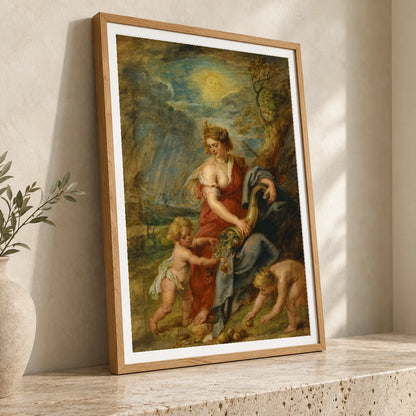 Peter Paul Rubens Abundance — Classical Art classical art print by SaamCrafts