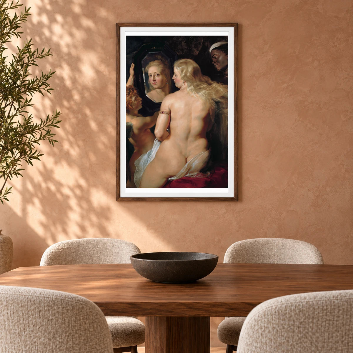 Peter Paul Rubens The Toilet Of Venus — Classical Art shown in a styled interior