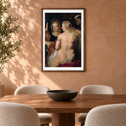 Peter Paul Rubens The Toilet Of Venus — Classical Art shown in a styled interior