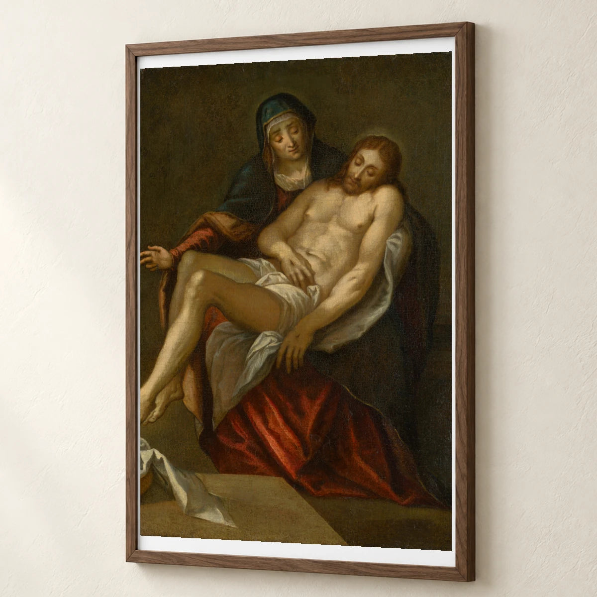 Pieta, Italian Master — Classical Art classical art print by SaamCrafts