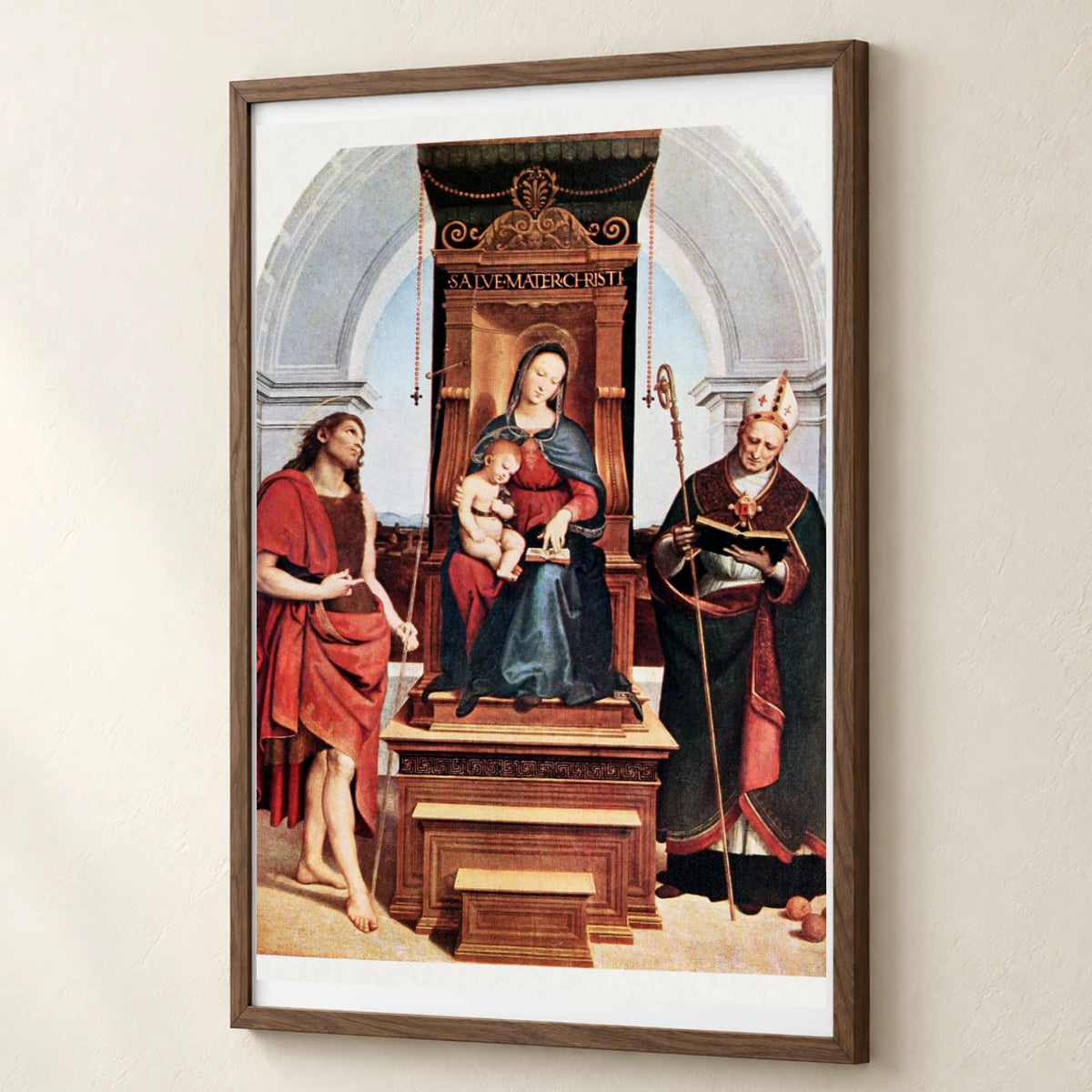 Raphael S Ansidei Madonna (1505) Famous — Classical Art classical art print by SaamCrafts