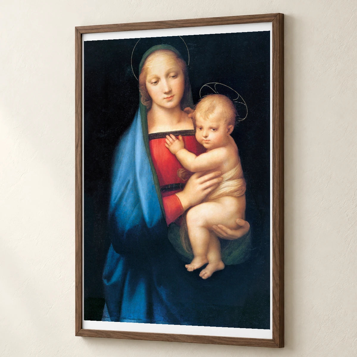 Raphael S Madonna Del Granduca — Classical Art classical art print by SaamCrafts