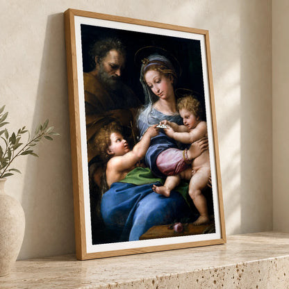 Raphael S Madonna Of The Rose — Classical Art classical art print by SaamCrafts
