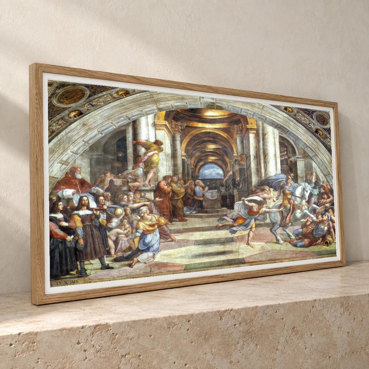 Raphael S The Expulsion Of Heliodorus From The Temple — Classical Art classical art print by SaamCrafts