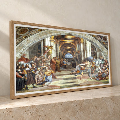 Raphael S The Expulsion Of Heliodorus From The Temple — Classical Art classical art print by SaamCrafts