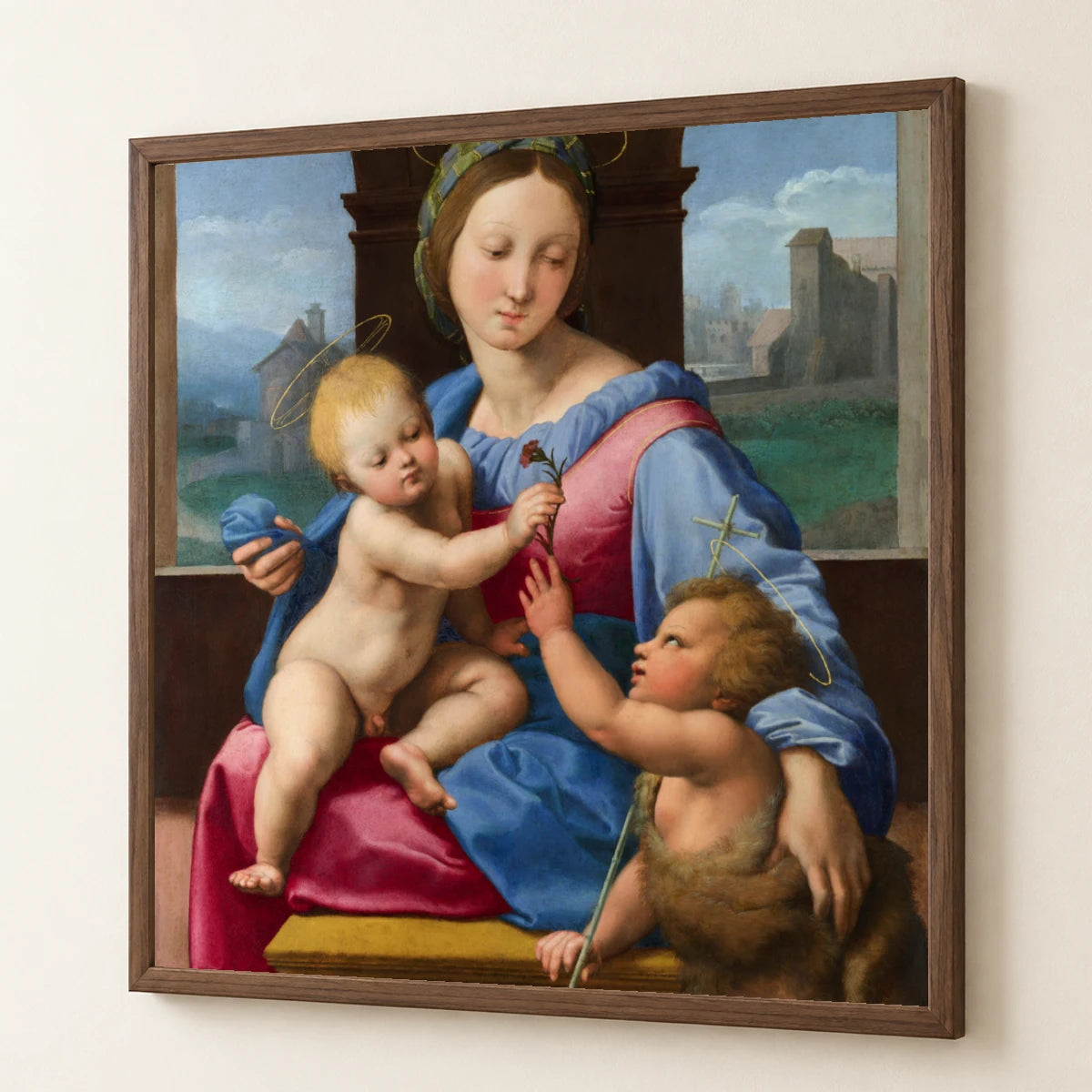 Raphael S The Garvagh Madonna — Classical Art classical art print by SaamCrafts
